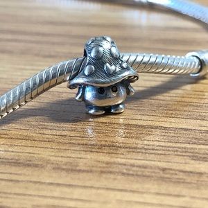 PANDORA Mushroom Man Charm
